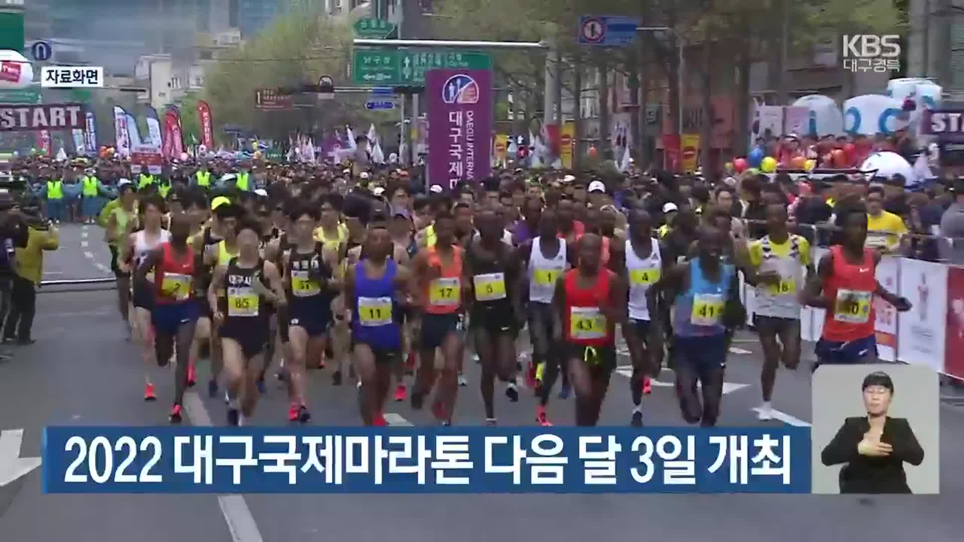2022 대구국제마라톤 다음 달 3일 개최