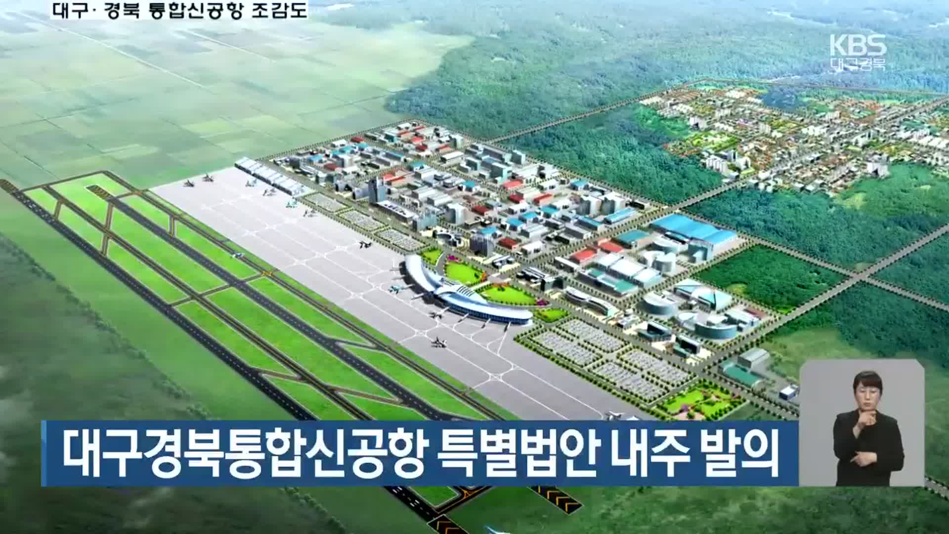 대구경북통합신공항 특별법안 내주 발의