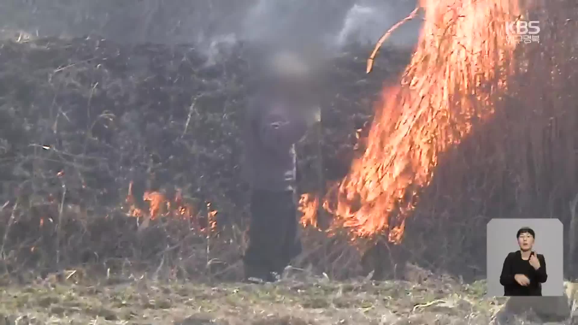 “산 주변 소각 금지” 건조특보 속 산불 잇따라