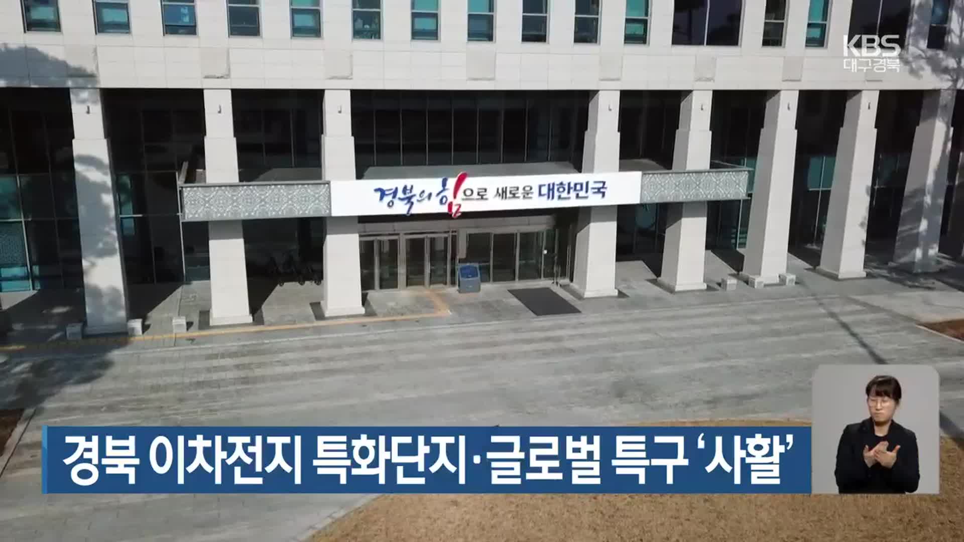 경북 이차전지 특화단지·글로벌 특구 ‘사활’