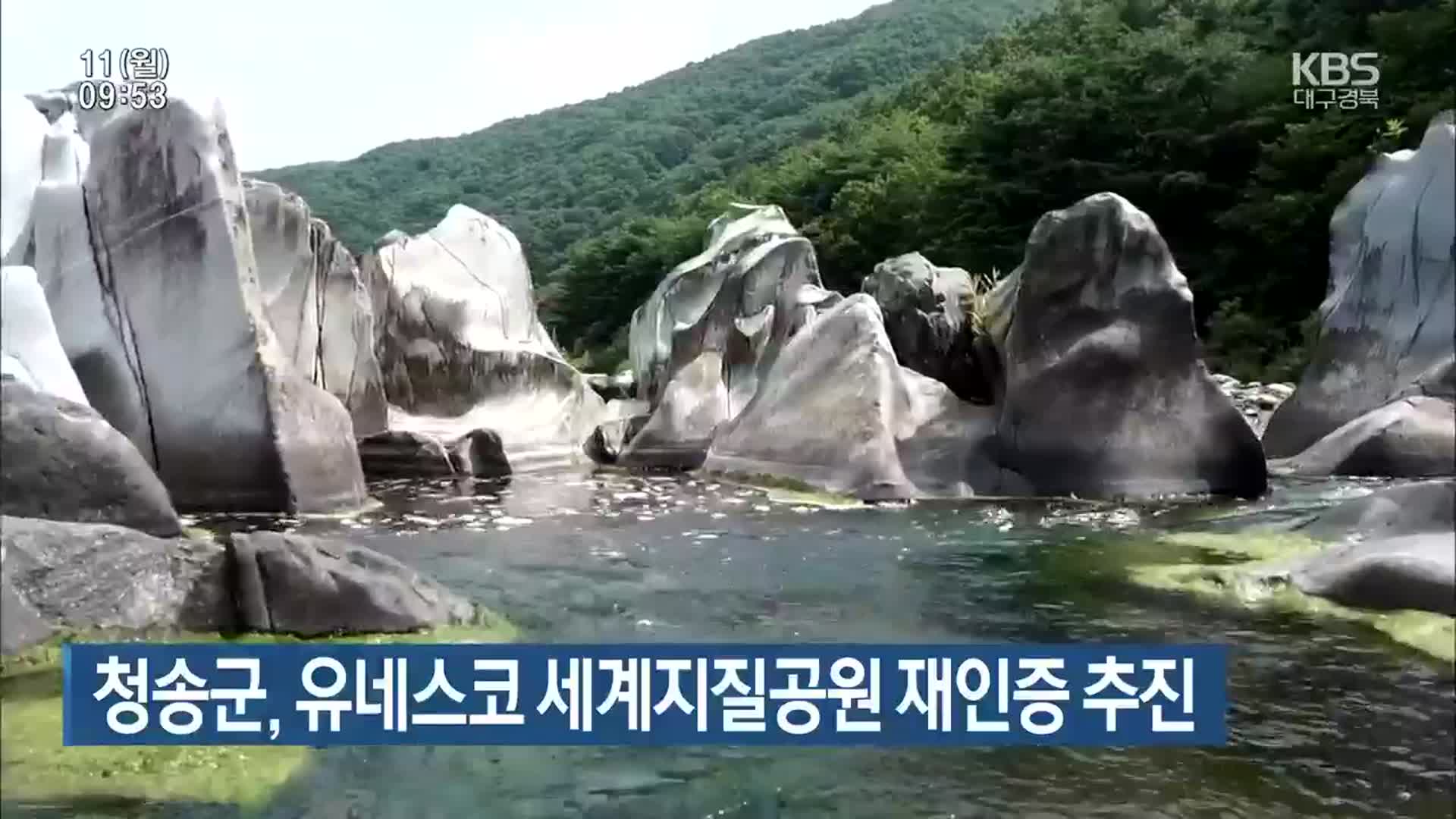 청송군, 유네스코 세계지질공원 재인증 추진