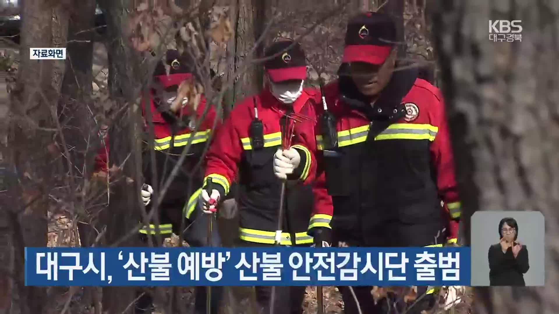 대구시, ‘산불 예방’ 산불 안전감시단 출범