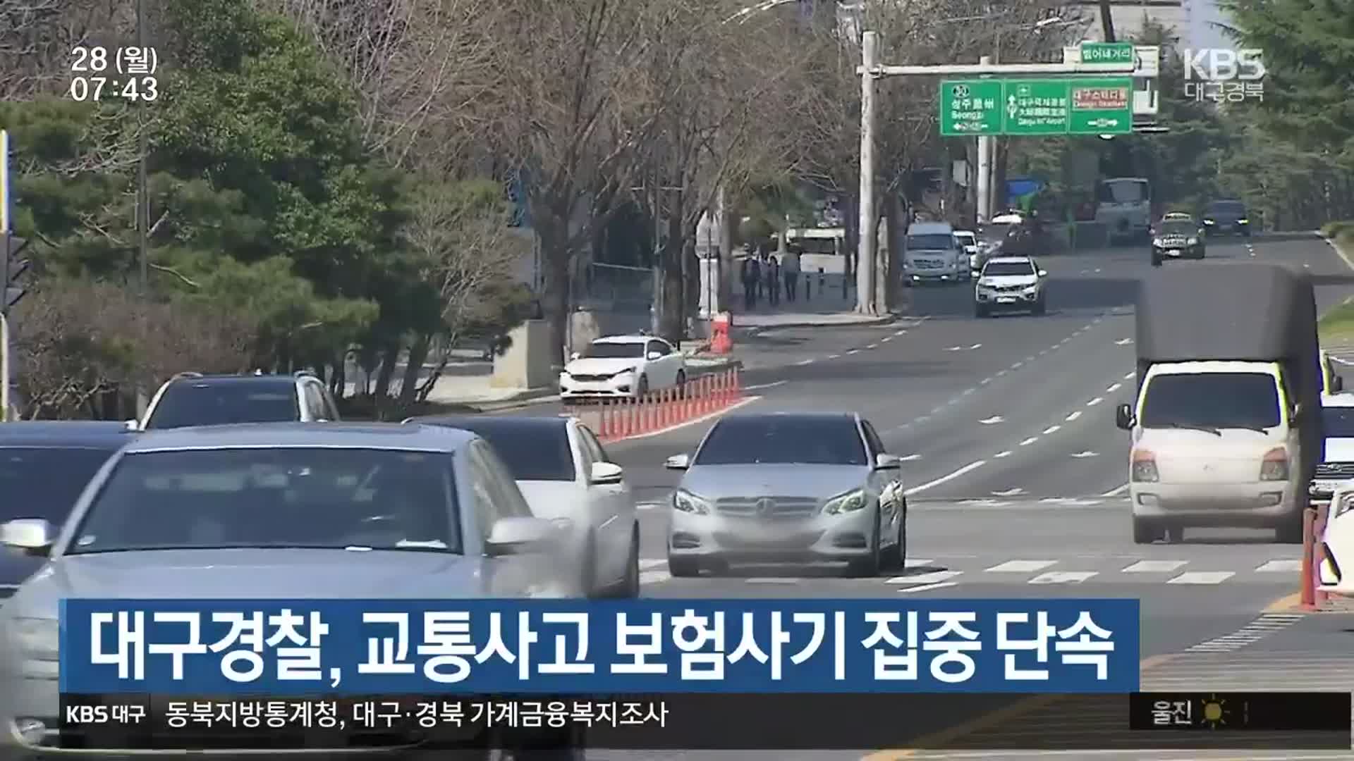 대구경찰, 교통사고 보험사기 집중 단속