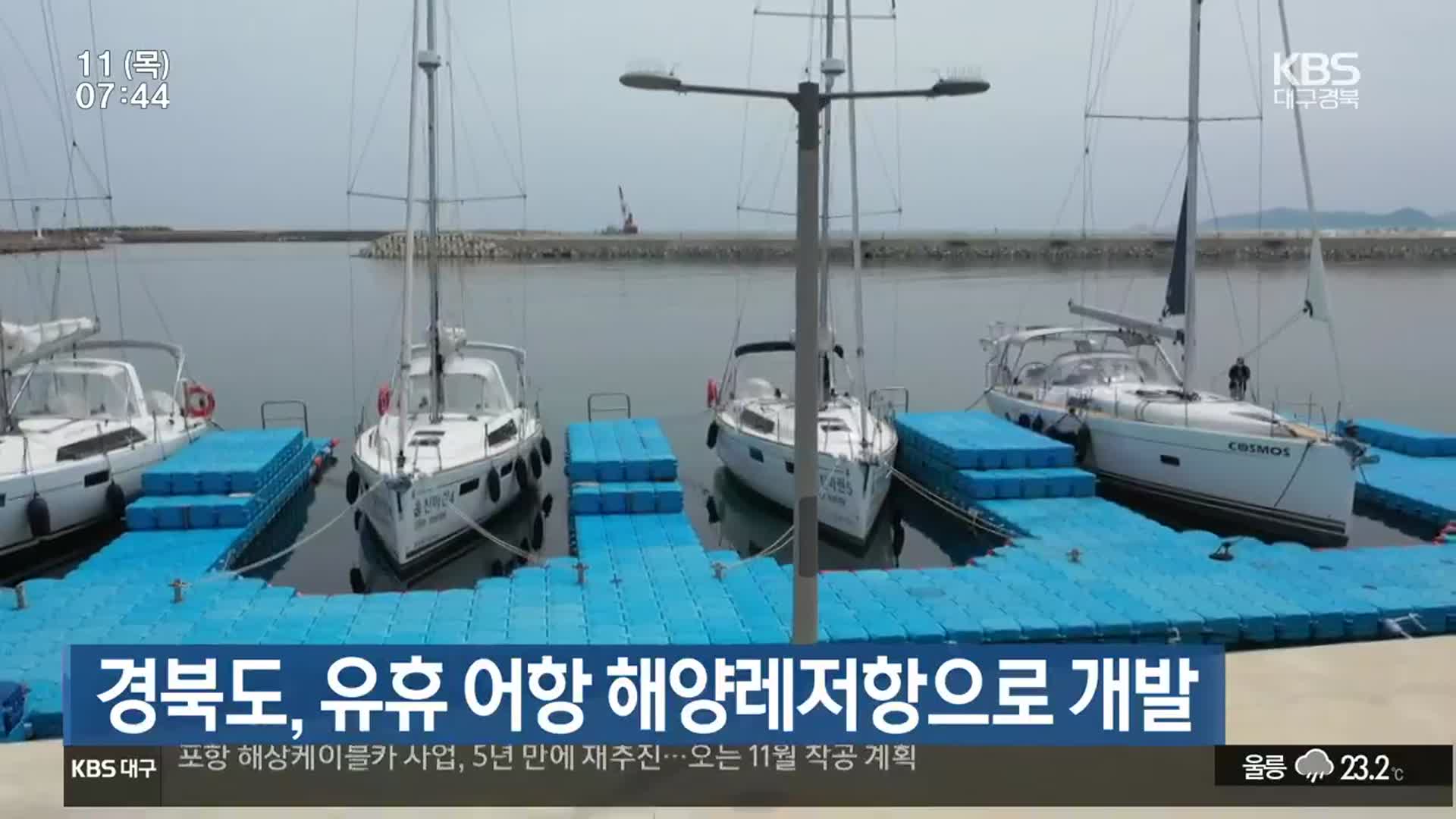 경북도, 유휴 어항 해양레저항으로 개발