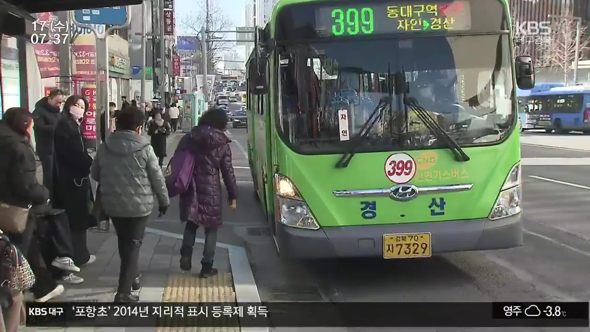 대구시 대중교통 활성화 대책…“요금·노선 대대적 손질 필요”