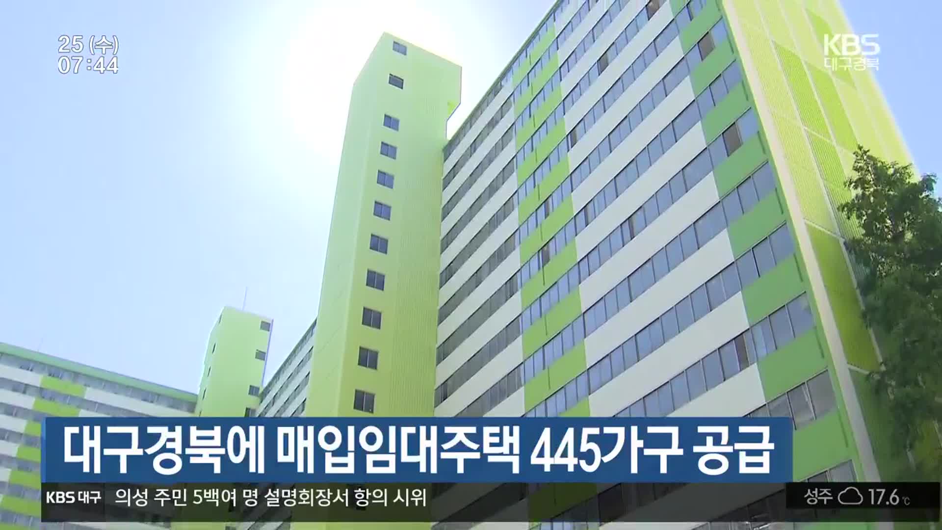 대구·경북에 매입임대주택 445가구 공급