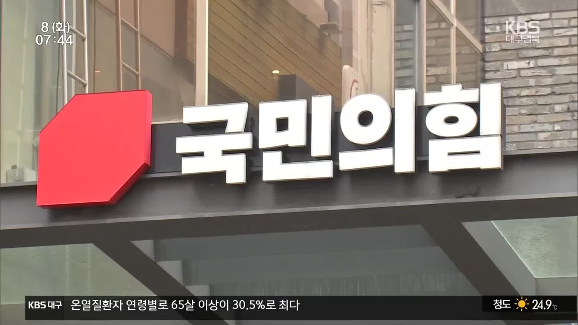 ‘공천권 힘겨루기?’…국힘 대구시당위원장 2파전