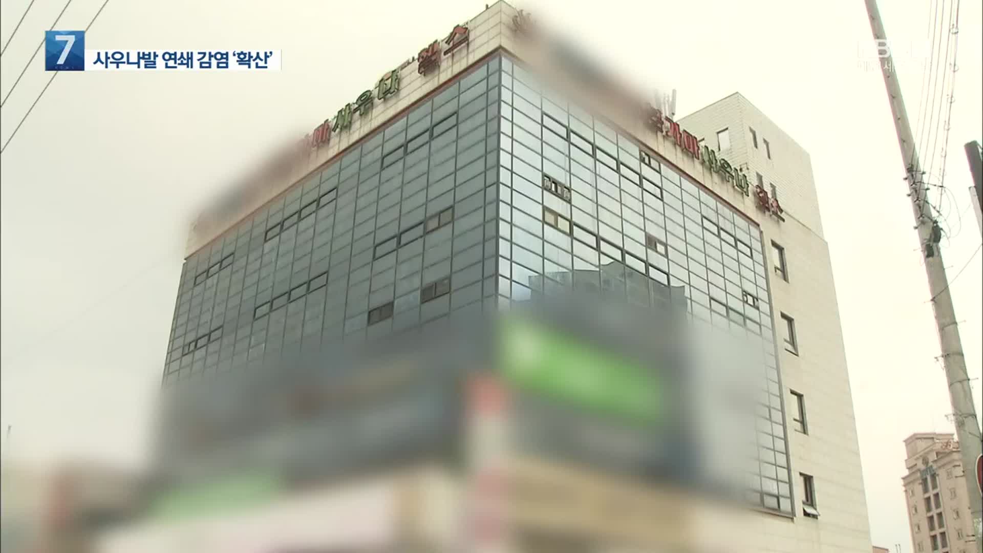 천안 사우나 등 집단감염 13명 늘어…시민 전수조사
