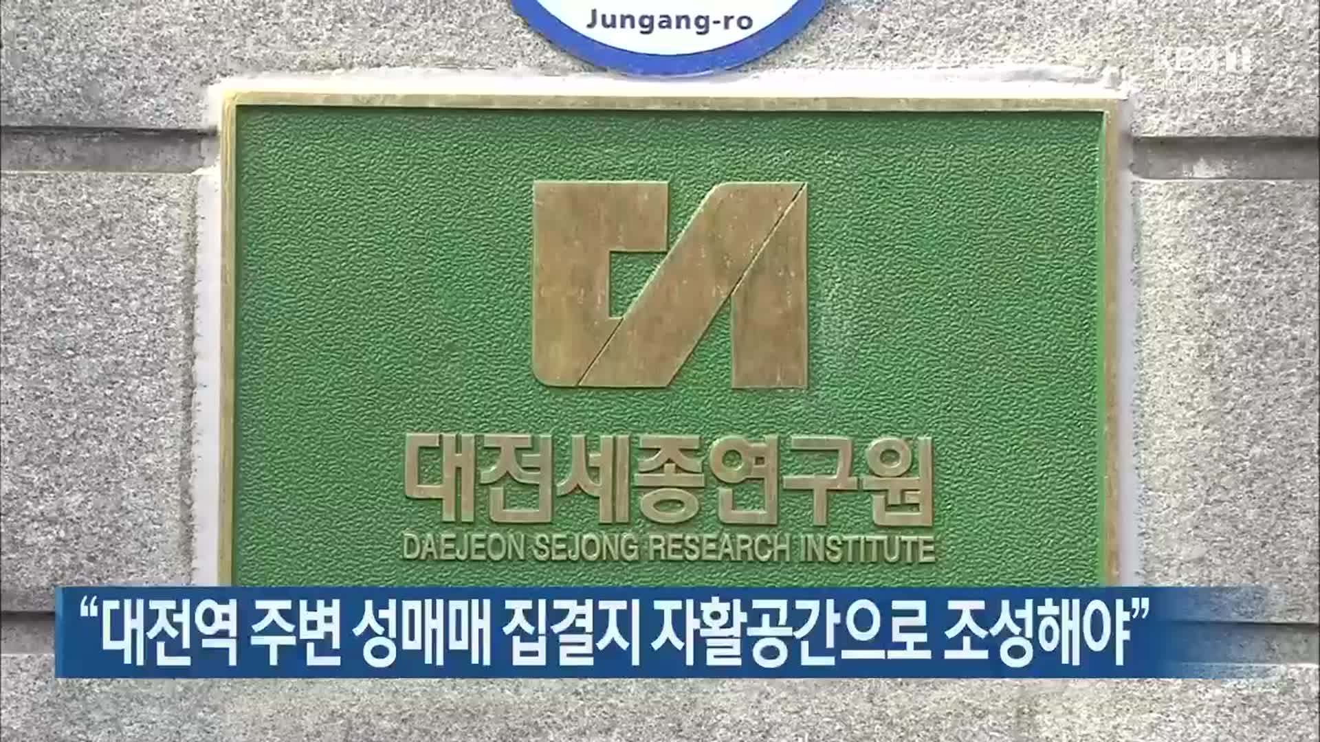 “대전역 주변 성매매 집결지 자활공간으로 조성해야”