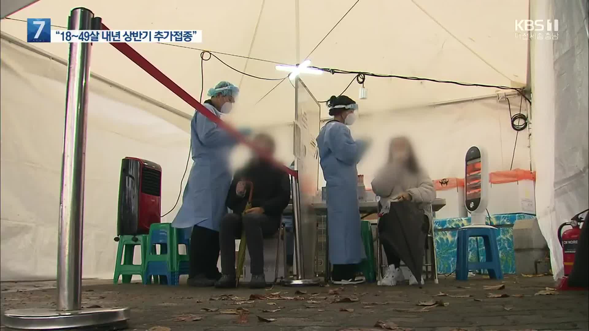 수도권 위험도 ‘매우 높음’…18~49살 내년 상반기 추가접종