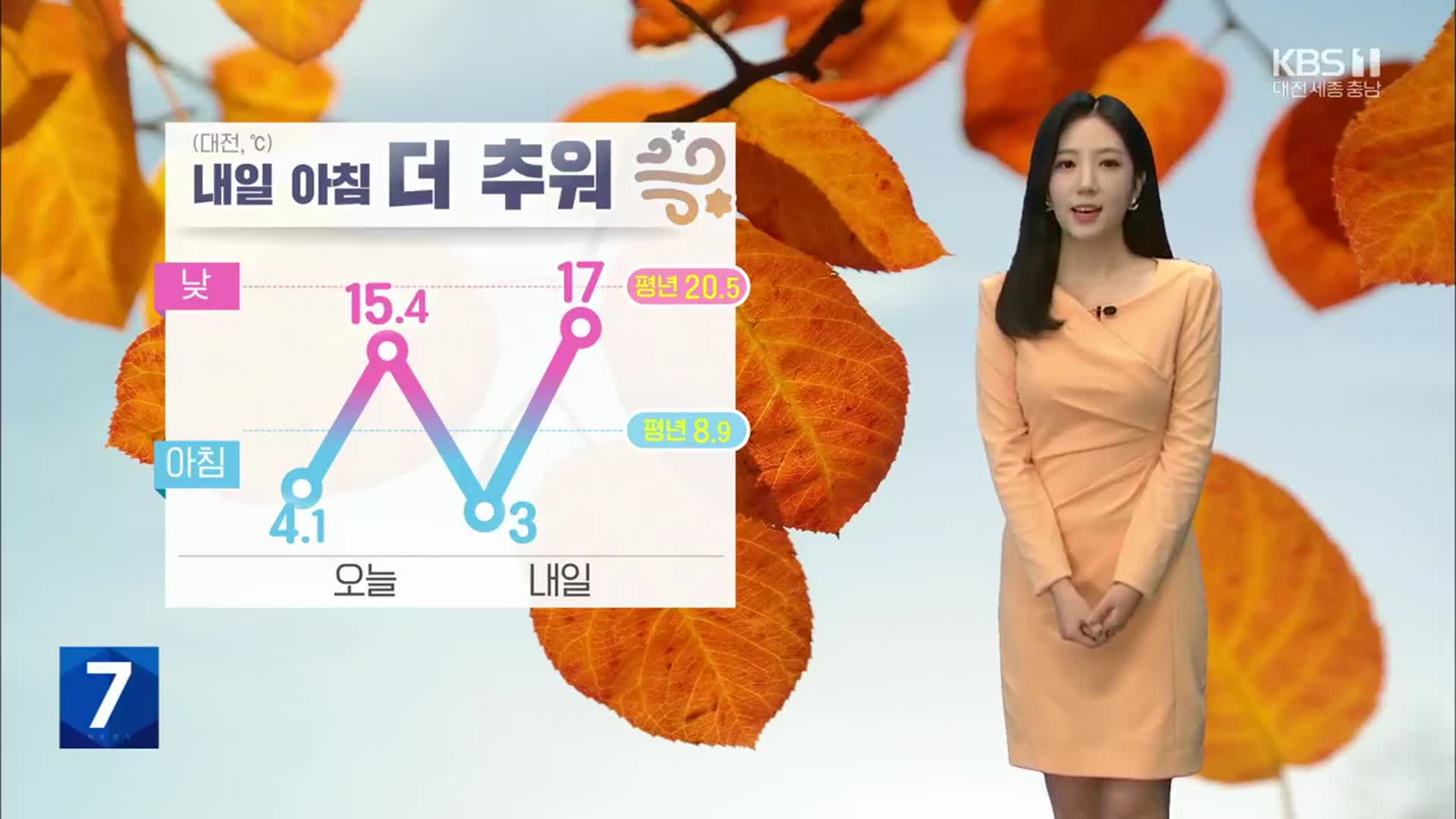 [날씨] 대전·세종·충남 내일도 쌀쌀…모레 낮부터 추위 풀려