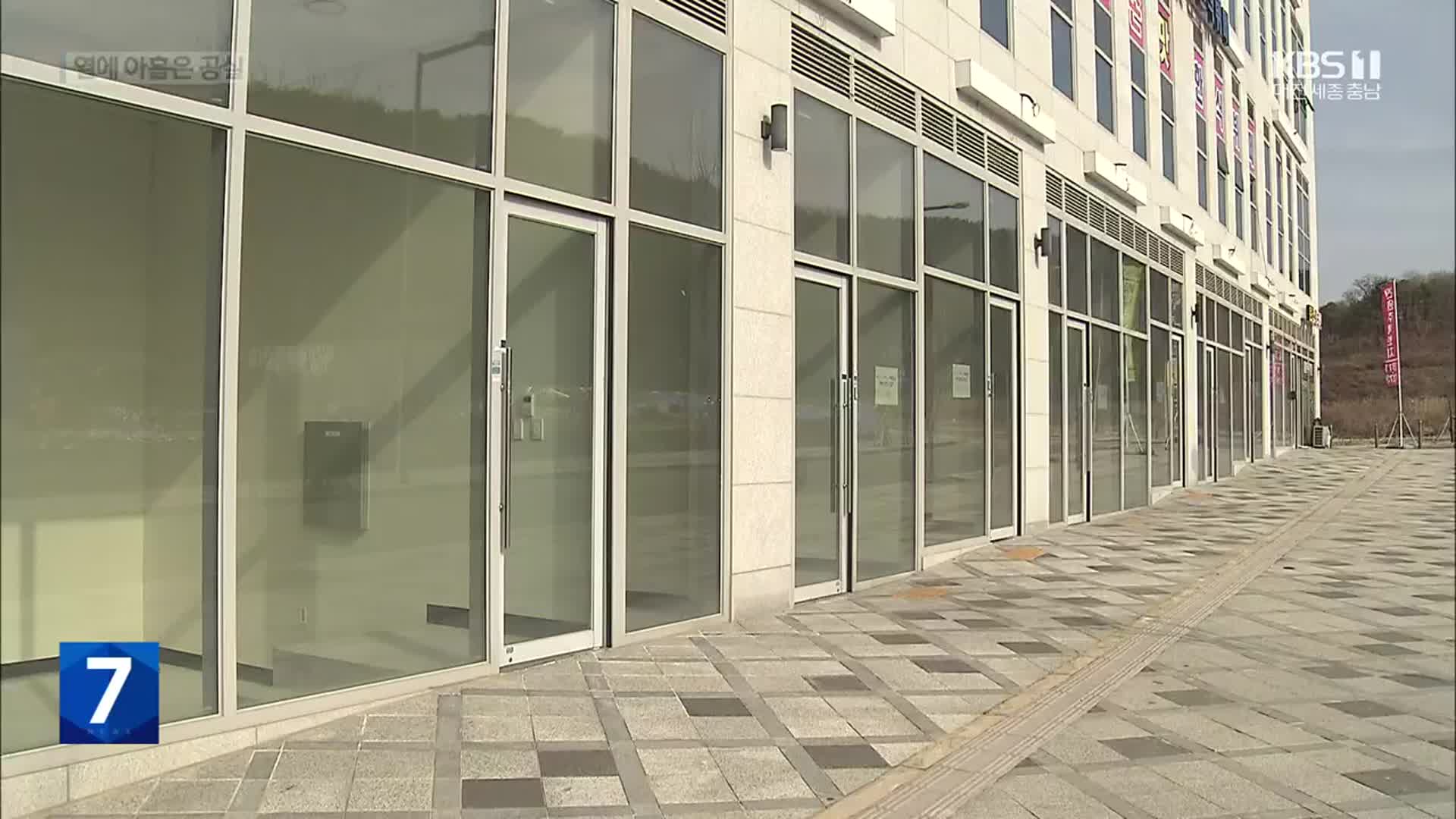 세종 법원·검찰청 부지 인근 상가 ‘텅텅’…“버틸 힘 없다”
