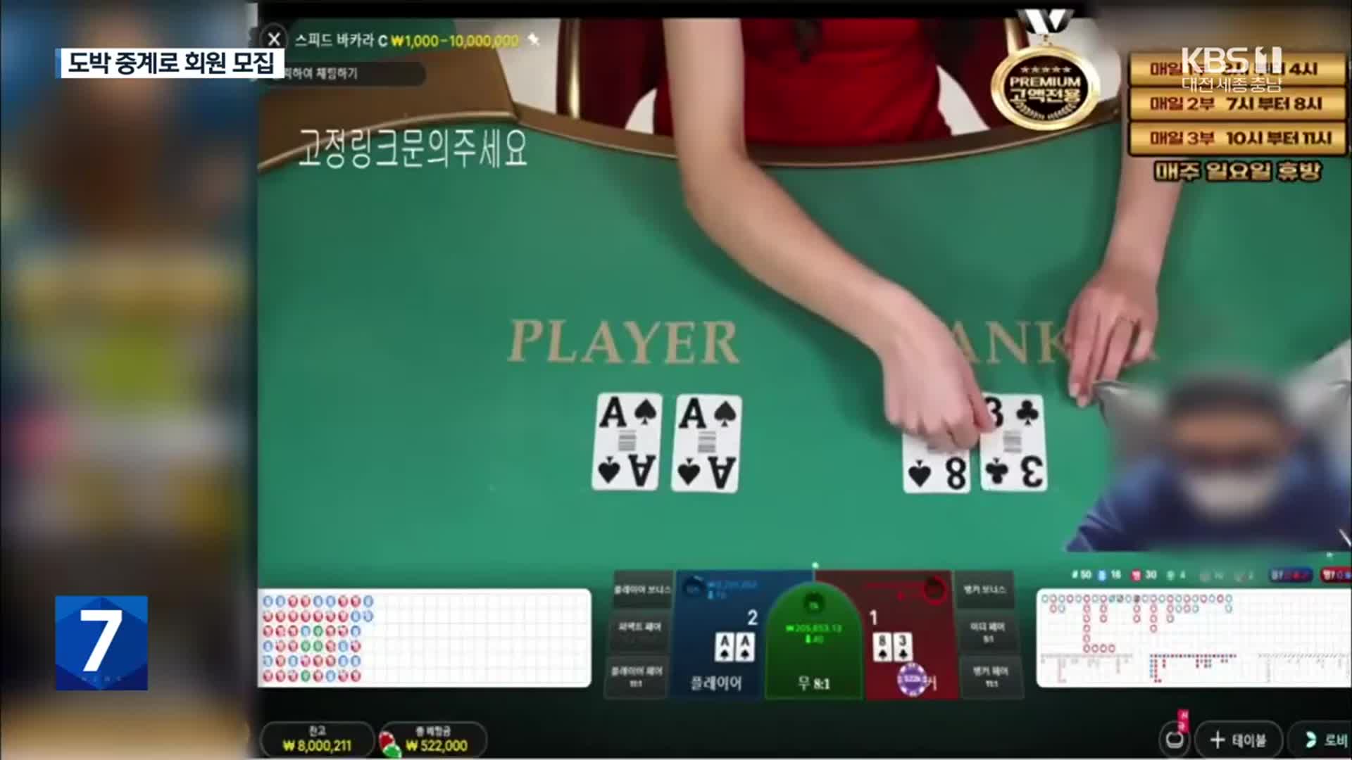 유튜브 ‘바카라○○TV’, 흥미로 봤다간…‘450억 원’ 불법도박 늪으로