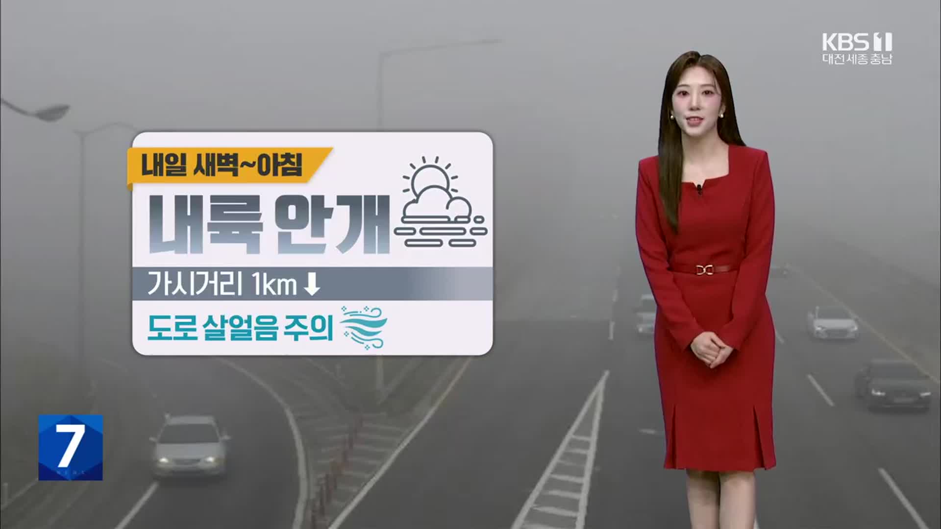 [날씨] 대전·세종·충남 내일 큰 일교차…출근길 안개·도로 살얼음 주의