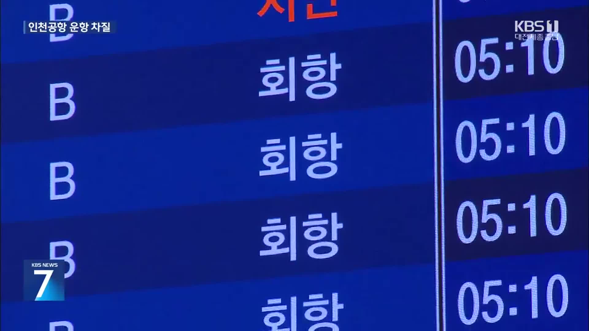 북, 이틀 연속 ‘오물풍선’ 도발…인천공항 3시간 차질