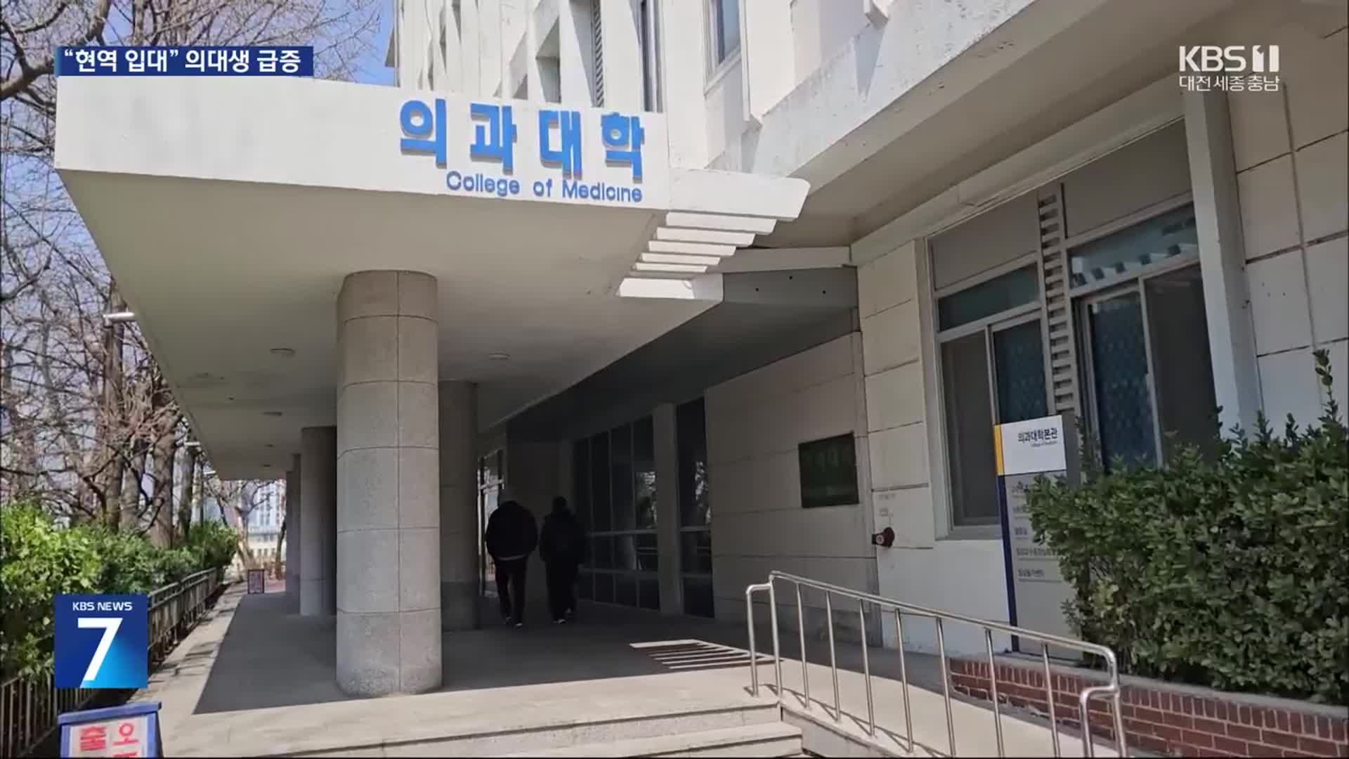 올해 의대생 2천 명 현역병 입대…군의관·공보의 존폐 기로