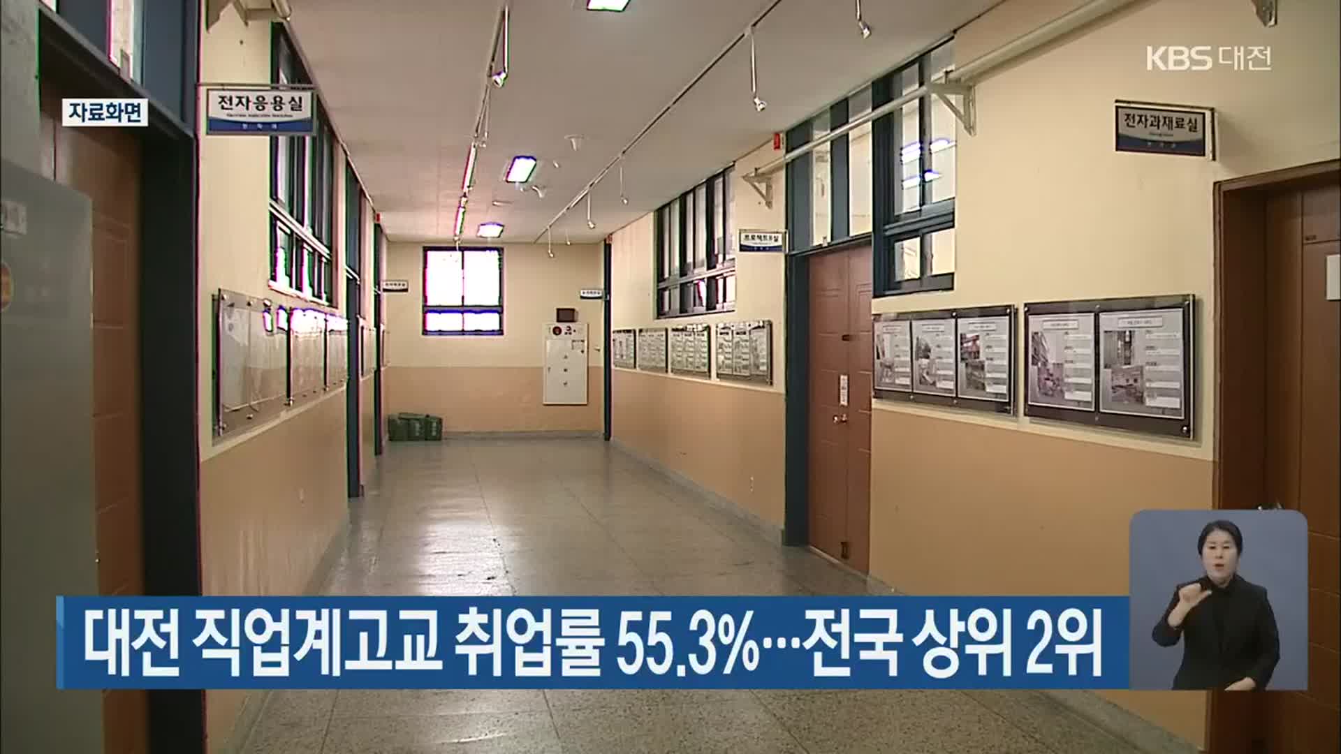 대전 직업계고교 취업률 55.3%…전국 상위 2위