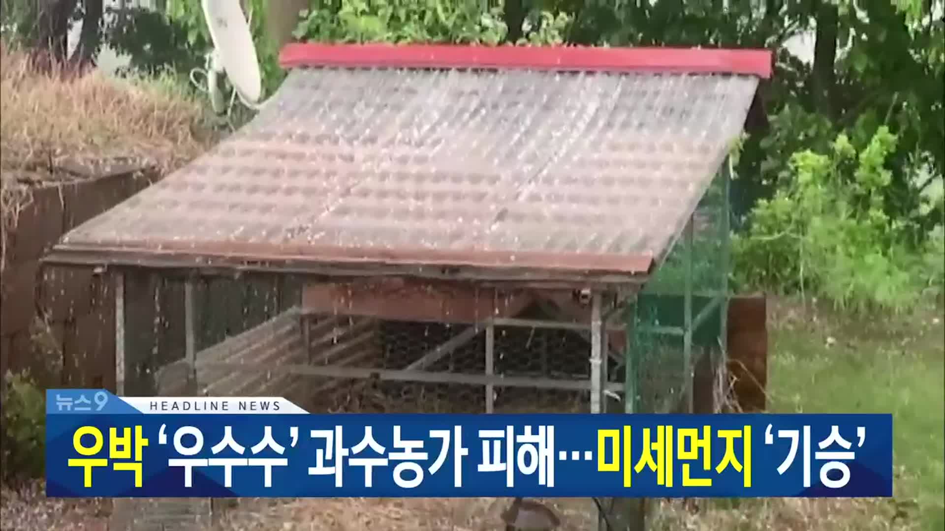 [뉴스9 대전·세종·충남 헤드라인]