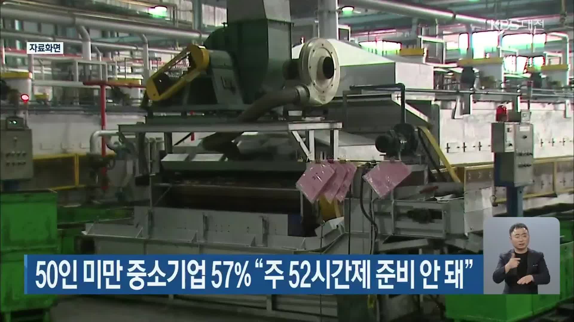 50인 미만 중소기업 57% “주 52시간제 준비 안 돼”