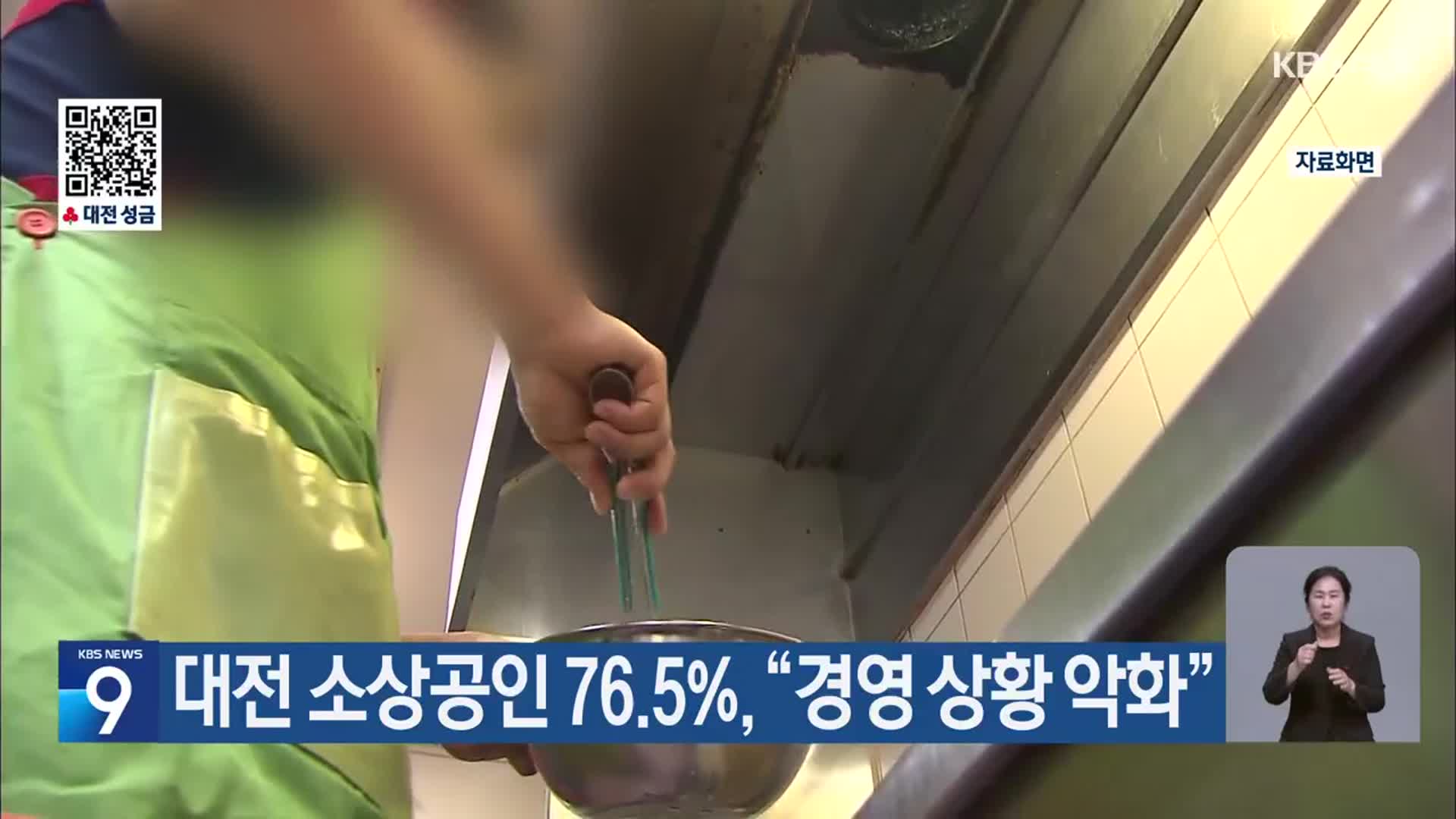 대전 소상공인 76.5% “경영 상황 악화”