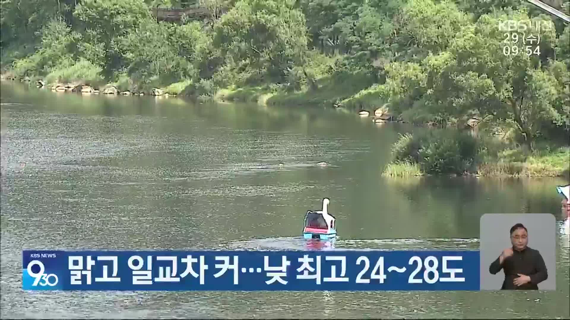 대전·세종·충남 맑고 일교차 커…낮 최고 24~28도