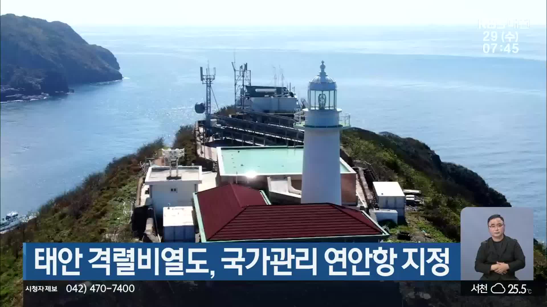 태안 격렬비열도, 국가관리 연안항 지정