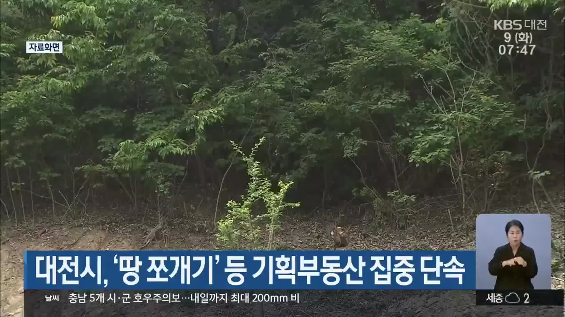 대전시, ‘땅 쪼개기’ 등 기획부동산 집중 단속