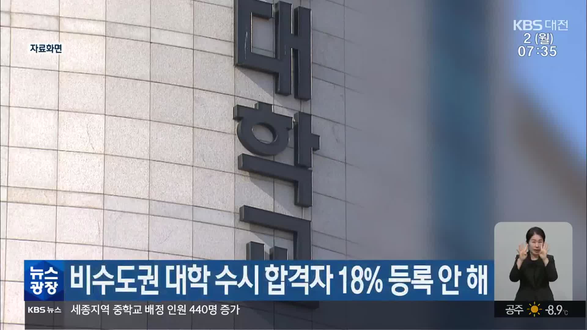 비수도권 대학 수시 합격자 18% 등록 안 해 