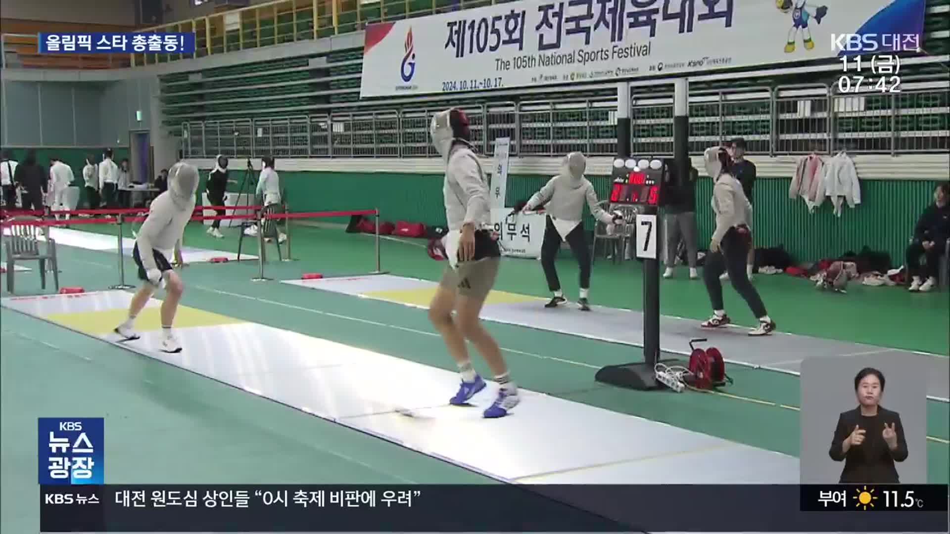 전국체전 개막…올림픽 스타 총출동!