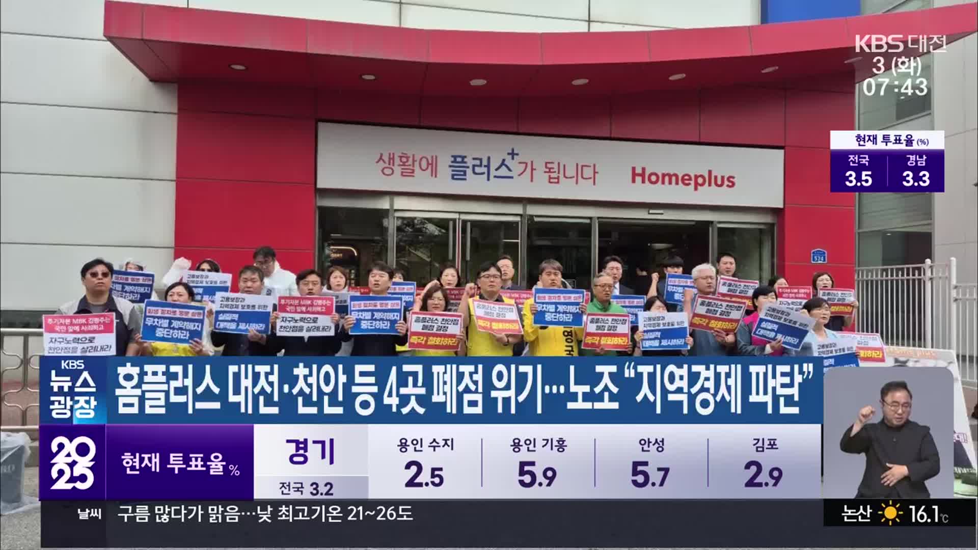 홈플러스 대전·천안 등 4곳 폐점 위기…노조 “지역경제 파탄”