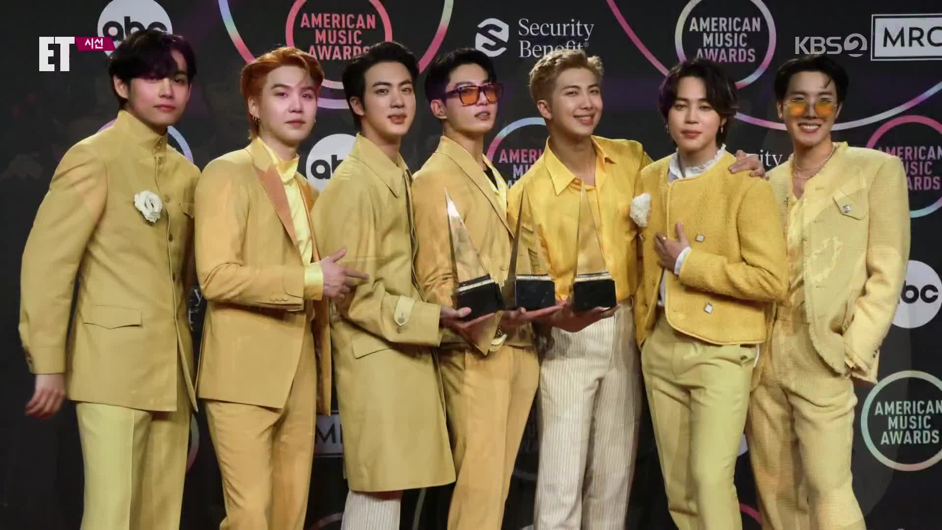 [ET] 방탄소년단, 아메리칸 뮤직 어워즈 ‘대상’…아시아 최초