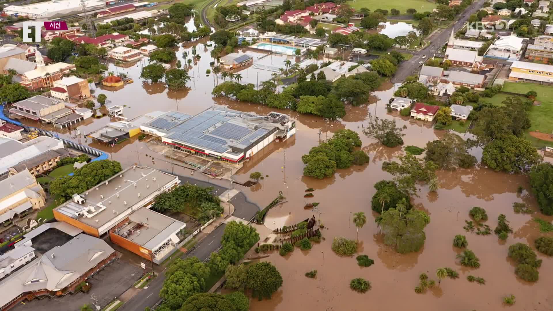 [ET] 보트 타고 대피…호주 동부 ‘기록적 폭우’