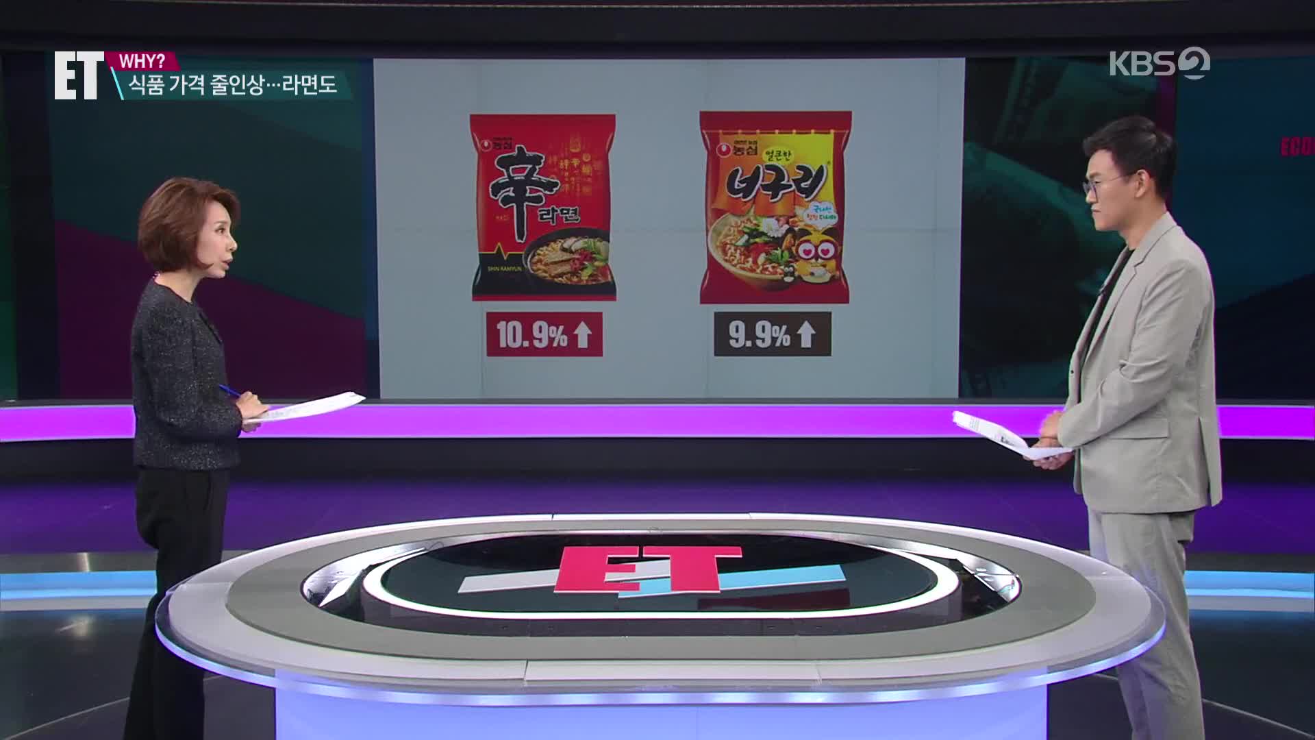 [ET] 식품 가격 줄인상 속 라면값 올리는 농심…밀 가격 떨어지는데 왜?