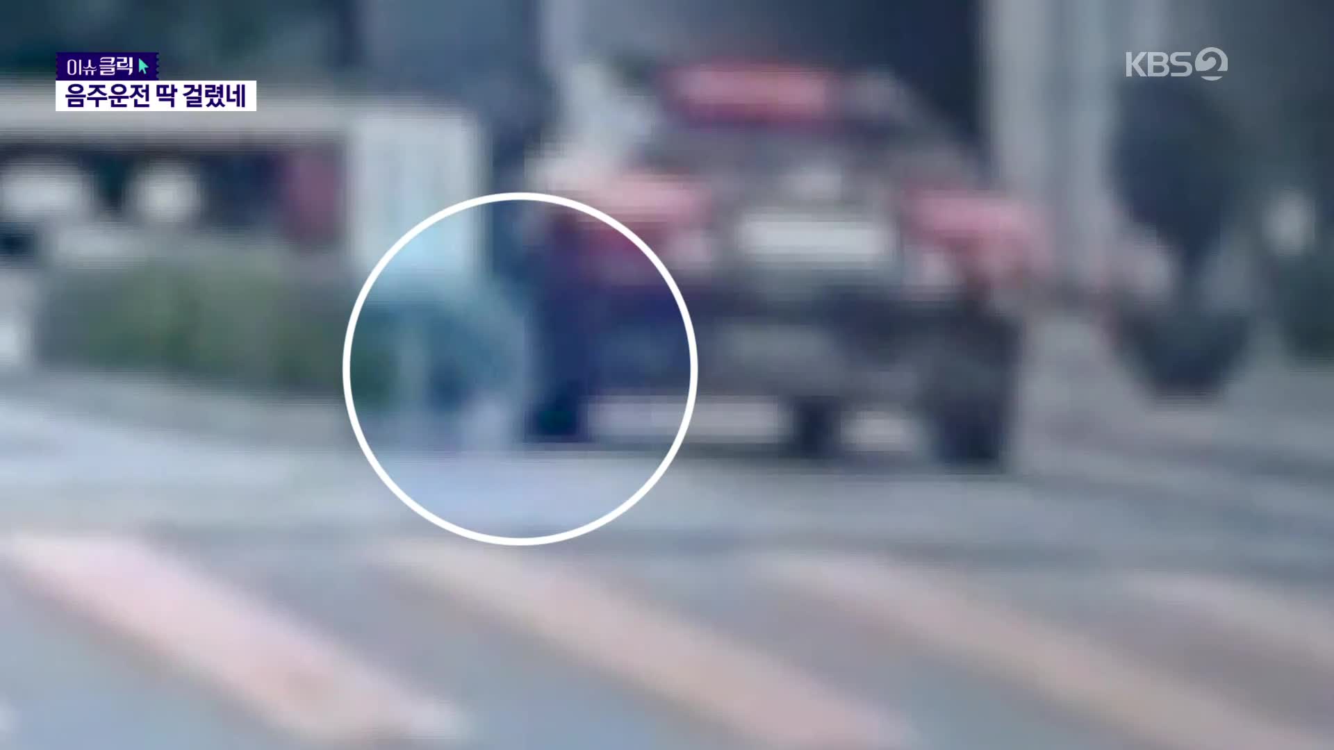 음주 운전하더니…경찰 피해 달아난 곳은? [이슈클릭]
