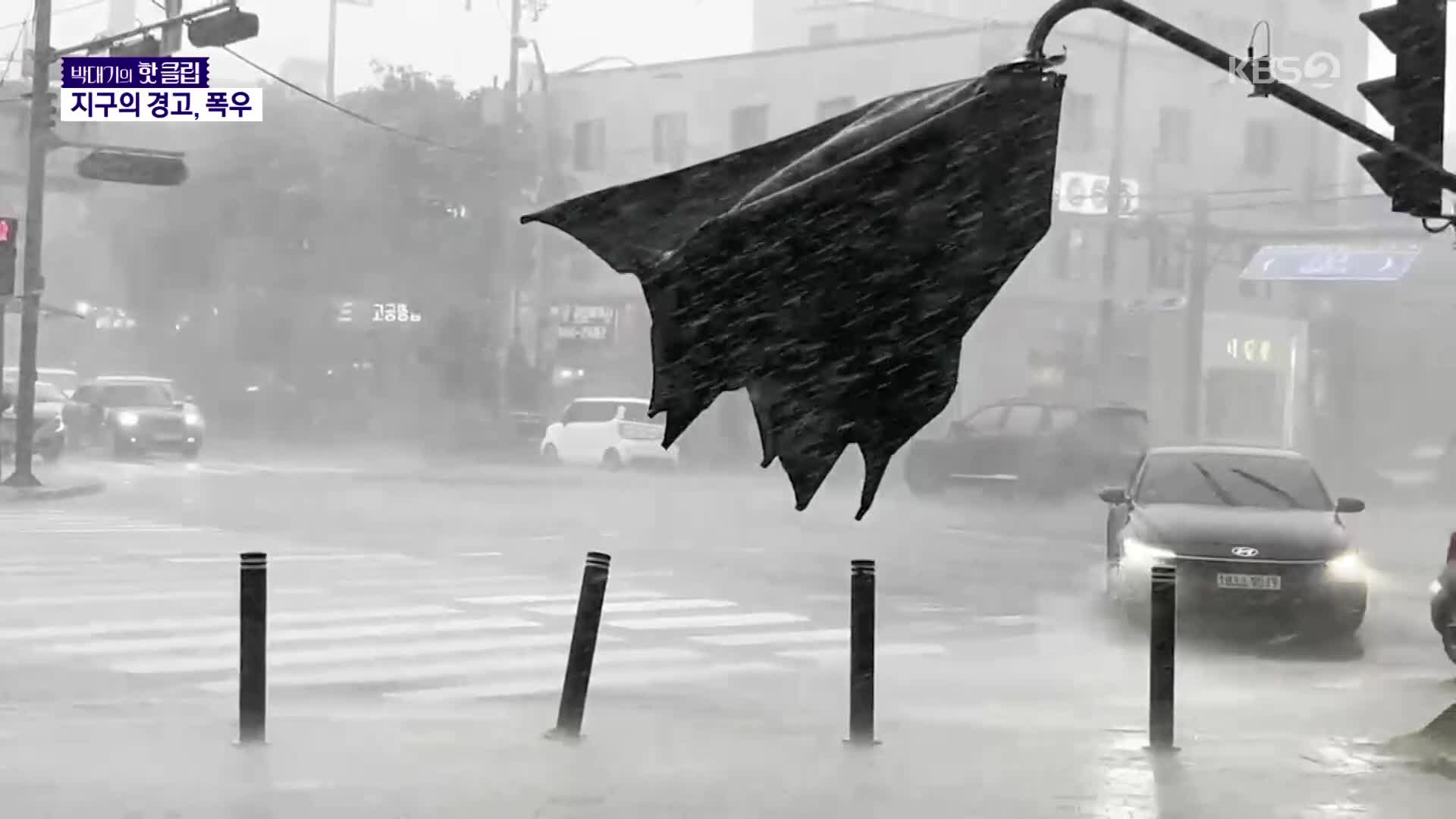 순식간에 폭우로 아수라장…전 세계가 몸살