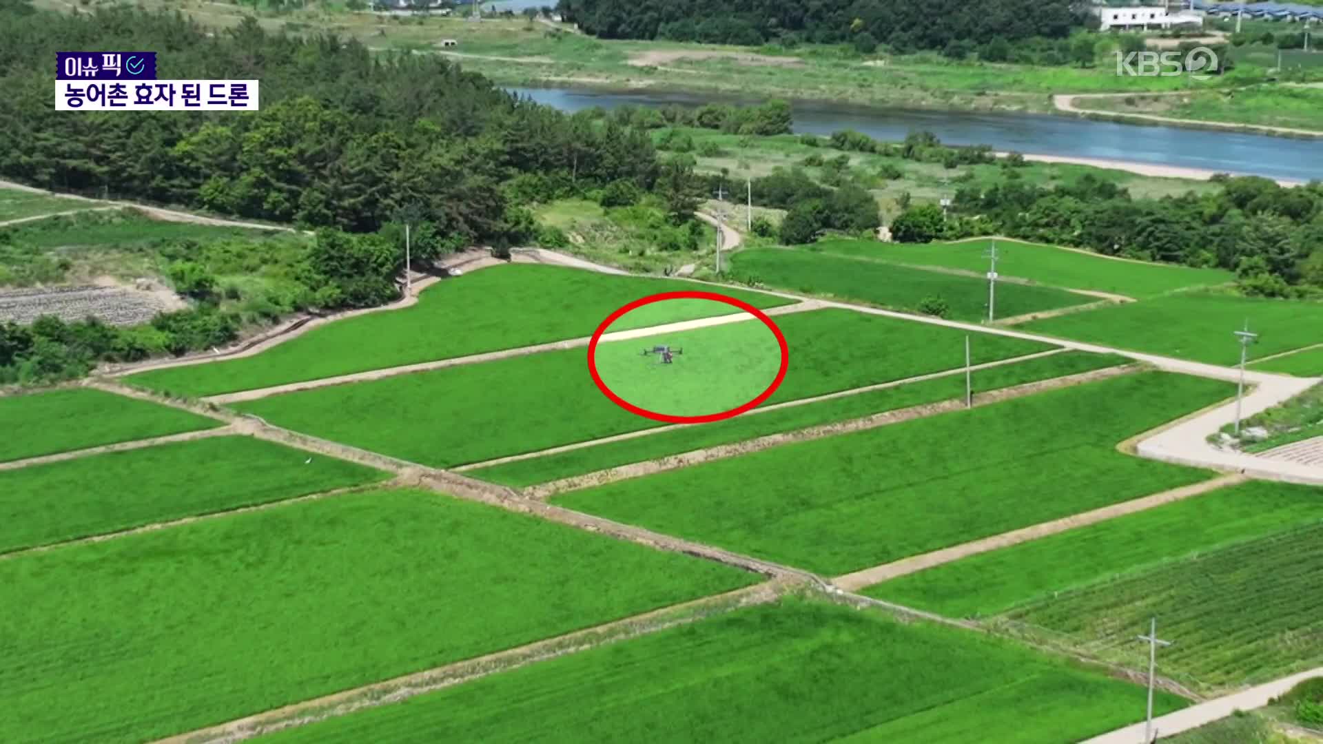 [이슈픽] 배달부터 생명 안전까지…농어촌의 날개 된 드론