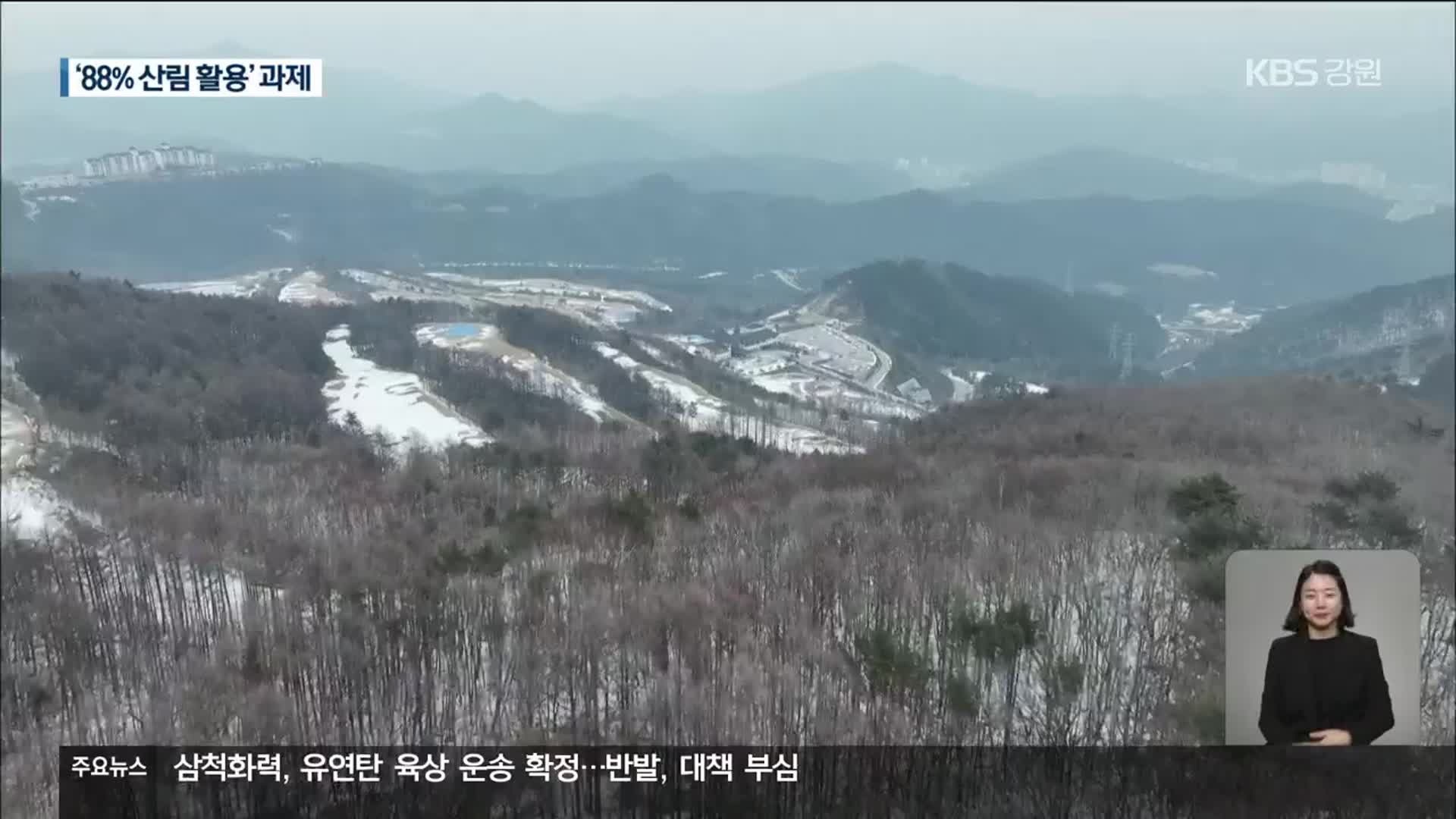 태백시 면적 88%가 산지…개발 걸림돌