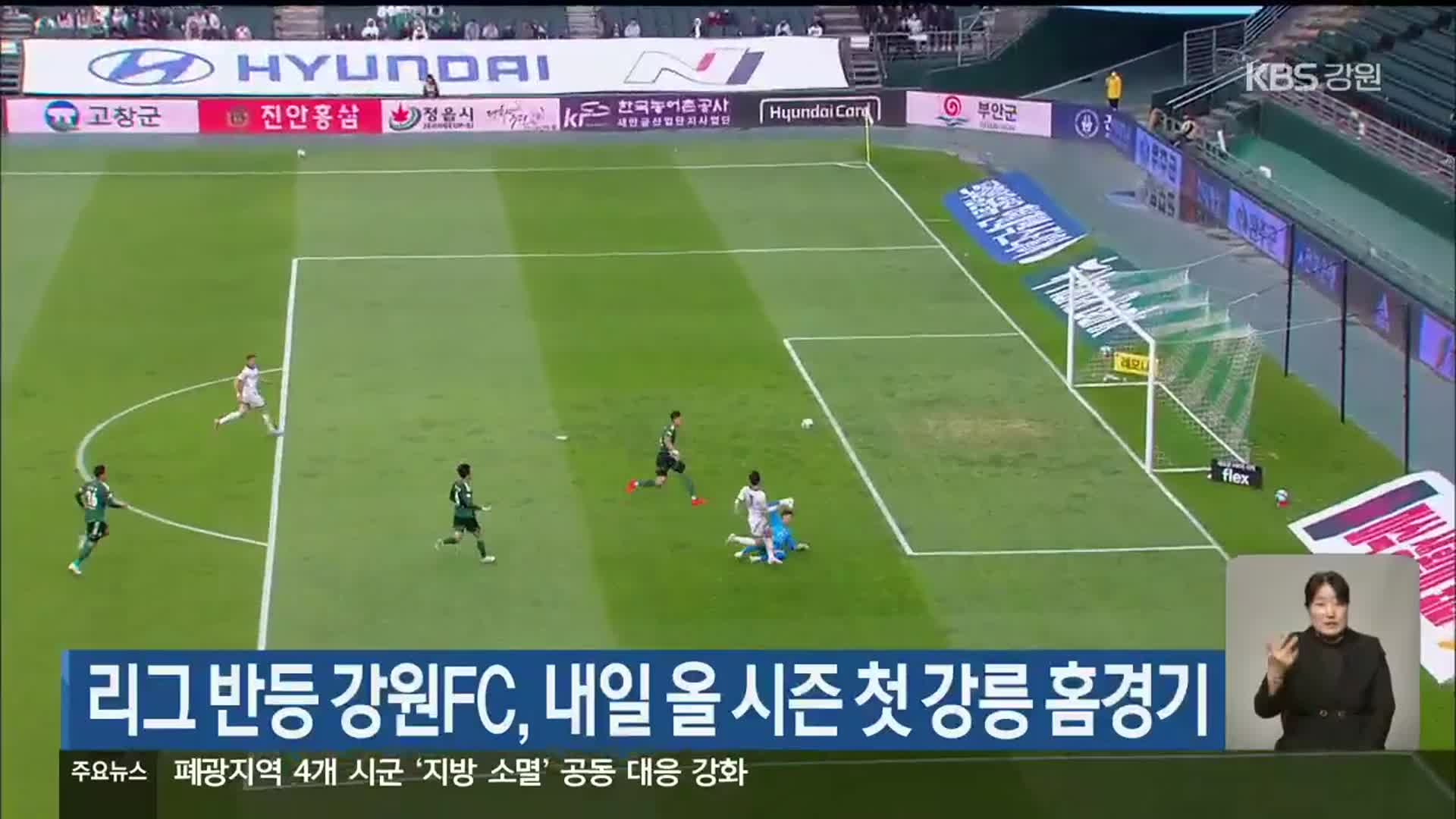 리그 반등 강원FC, 내일 올 시즌 첫 강릉 홈경기