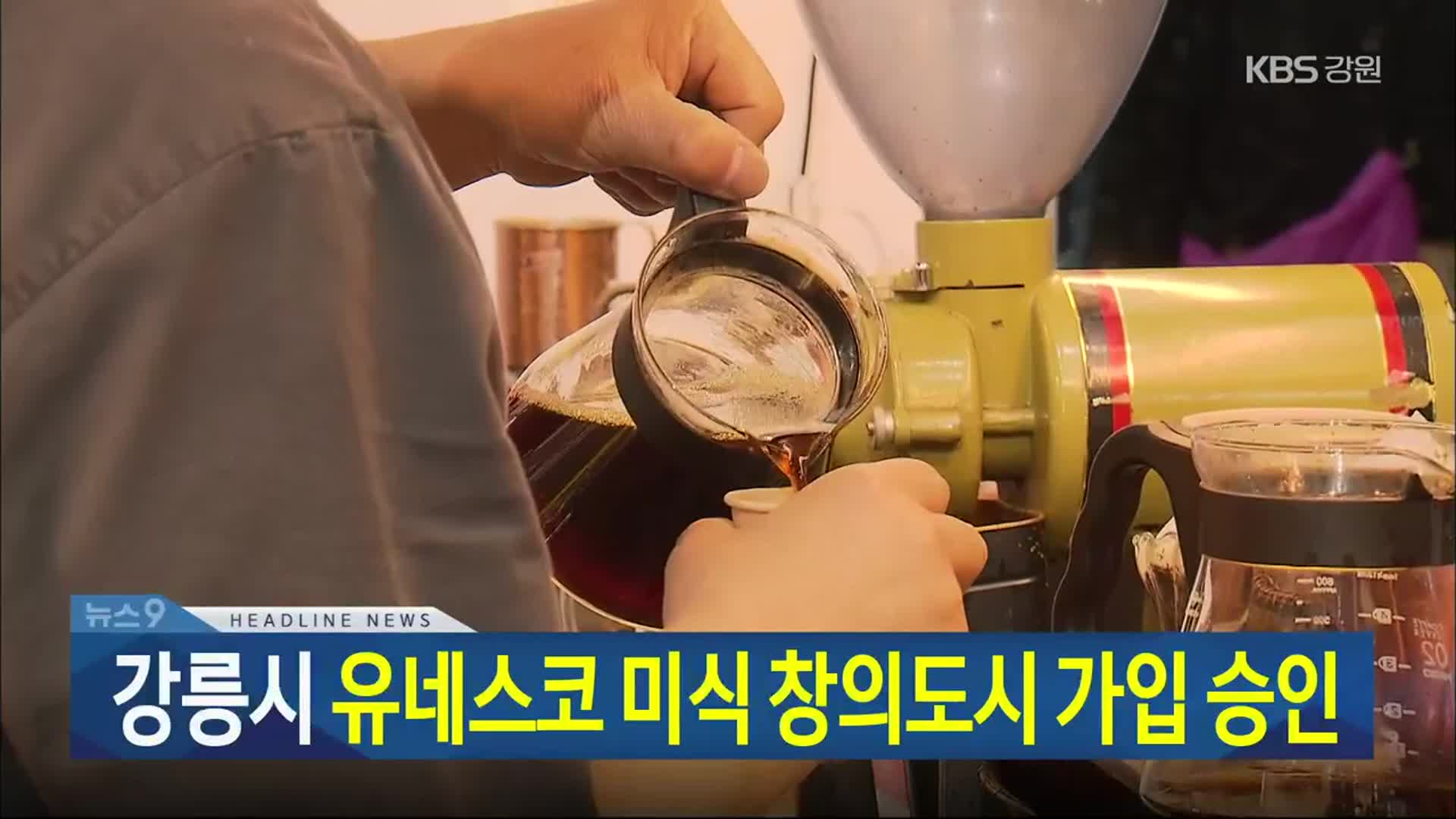 [뉴스9 강릉 헤드라인]