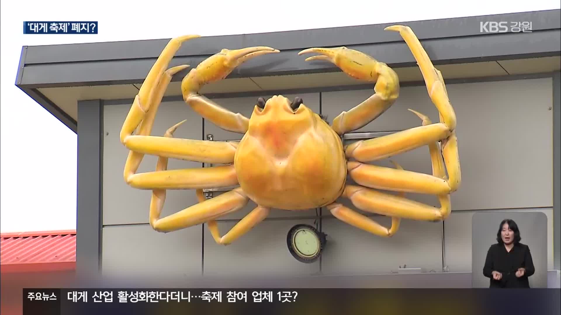 동해 대게축제 특정 업체 밀어주기 논란