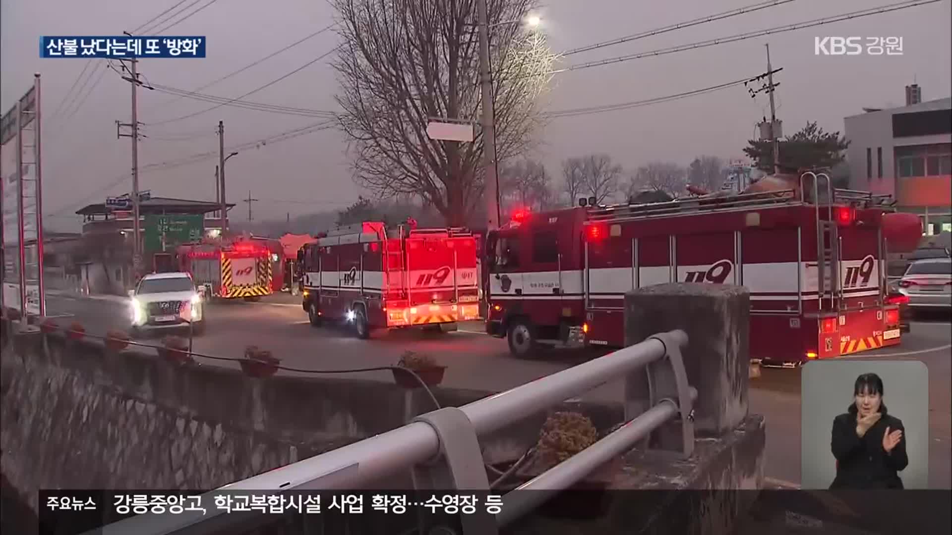 산불 위험 초비상인데…연쇄방화 혐의 여성 구속