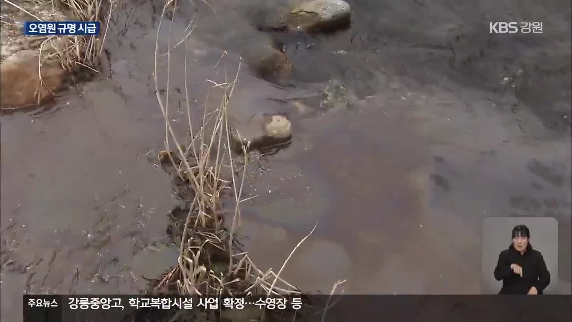 거품에 기름까지 ‘둥둥’…수개월 동안 오염물 유입