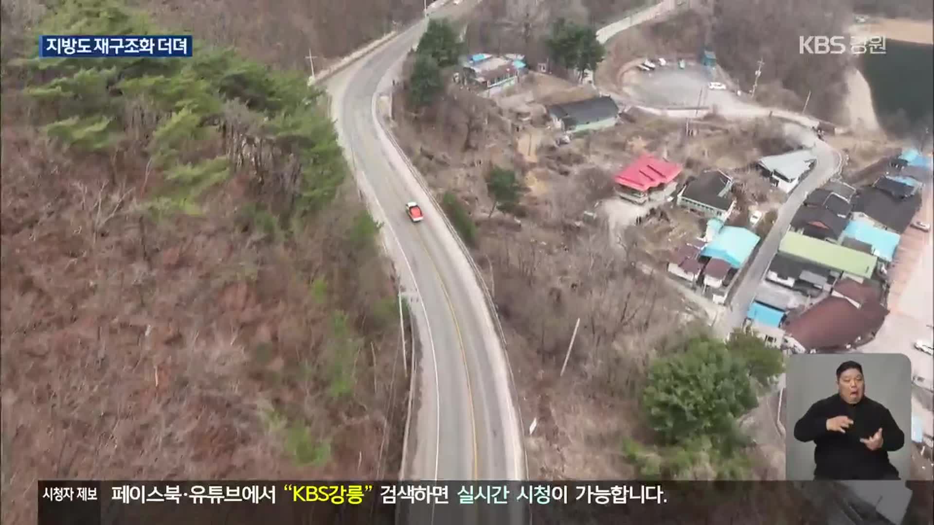 지방도 재구조화 ‘하세월’…도로도 ‘빈익빈 부익부’