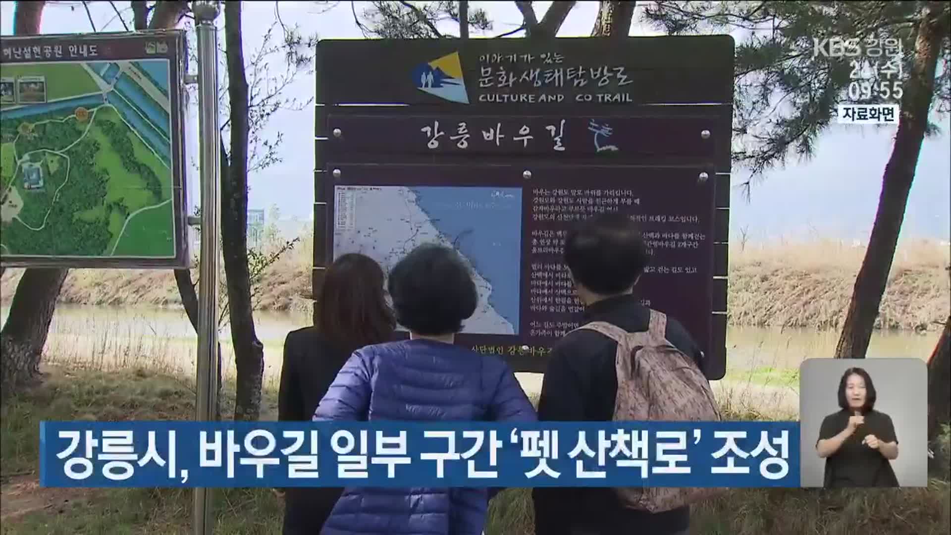 강릉시, 바우길 일부 구간 ‘펫 산책로’ 조성