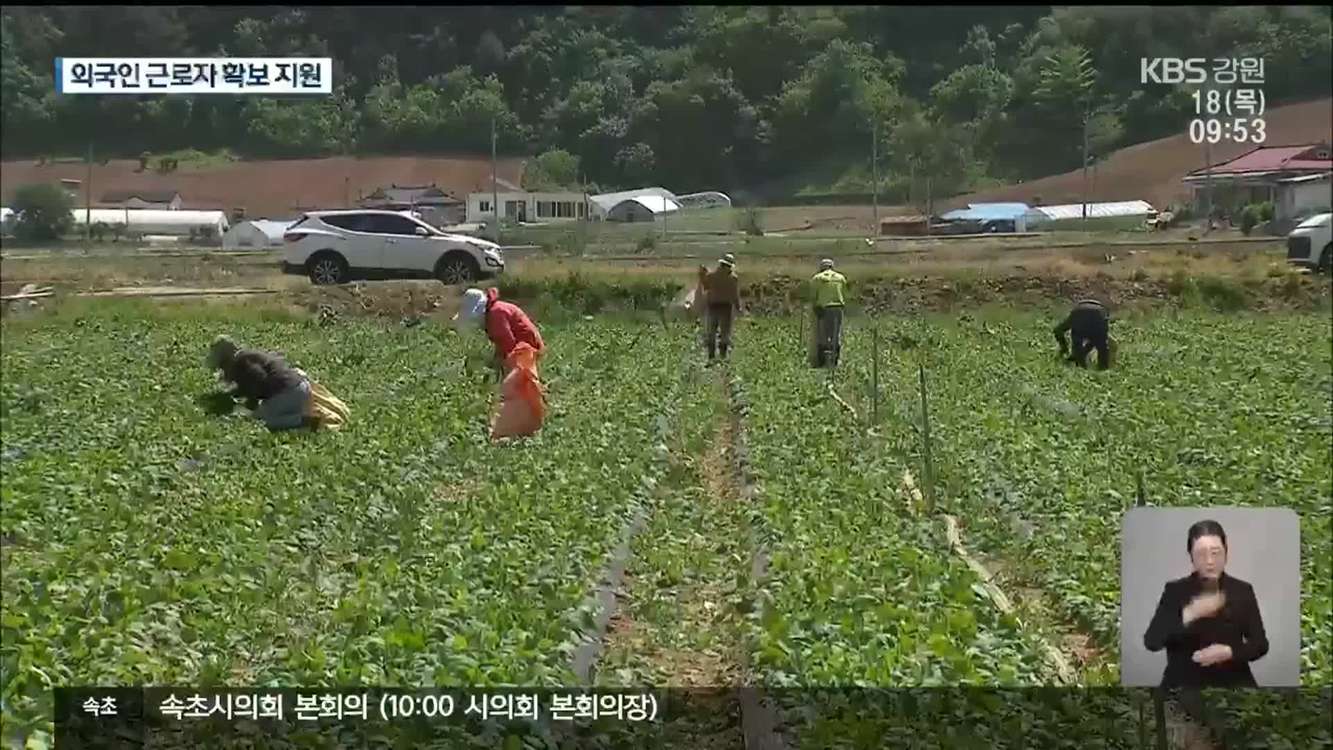 “외국인 계절 근로자 모셔라!”…지원 또 지원