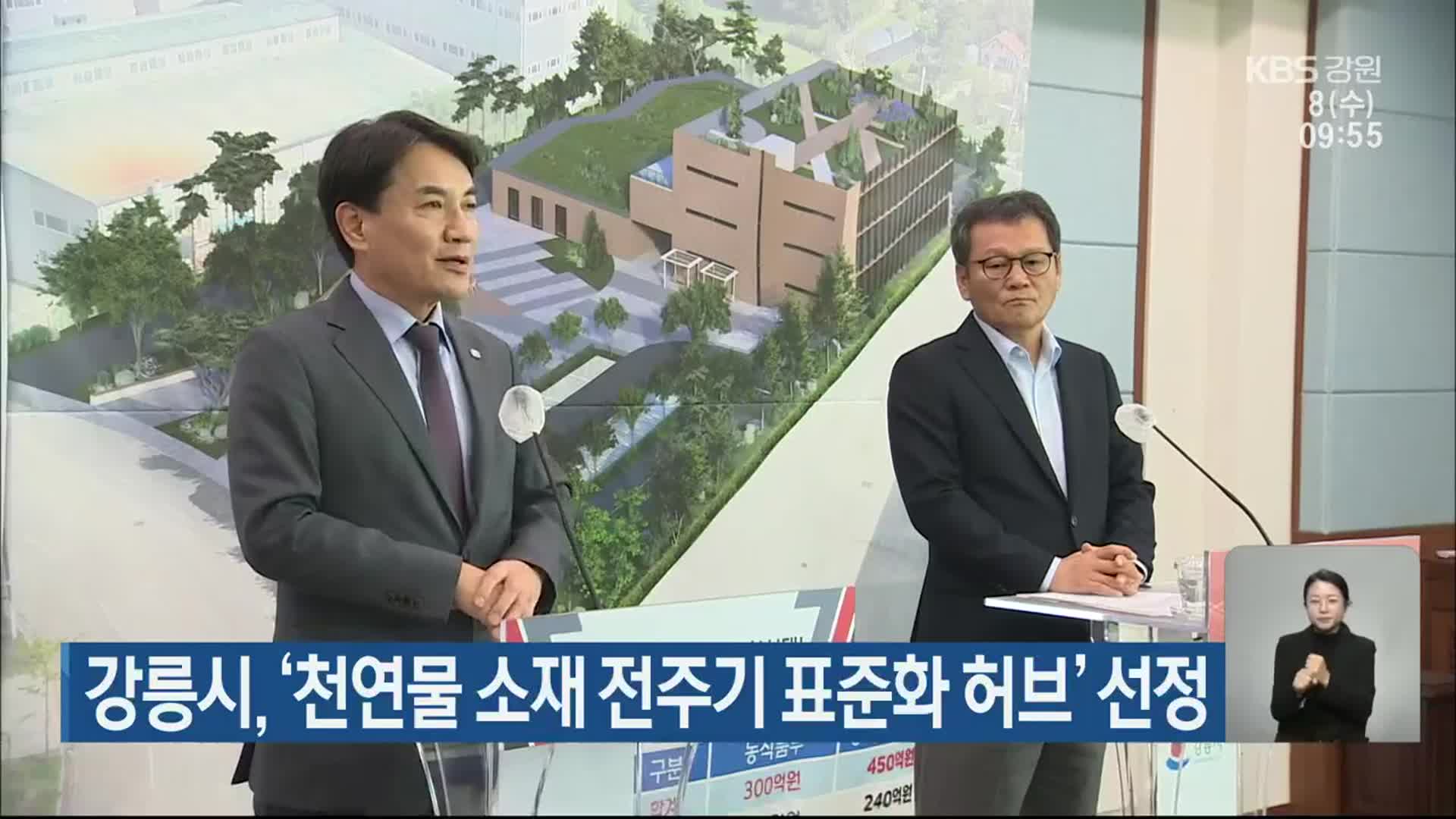 강릉시, ‘천연물 소재 전주기 표준화 허브’ 선정