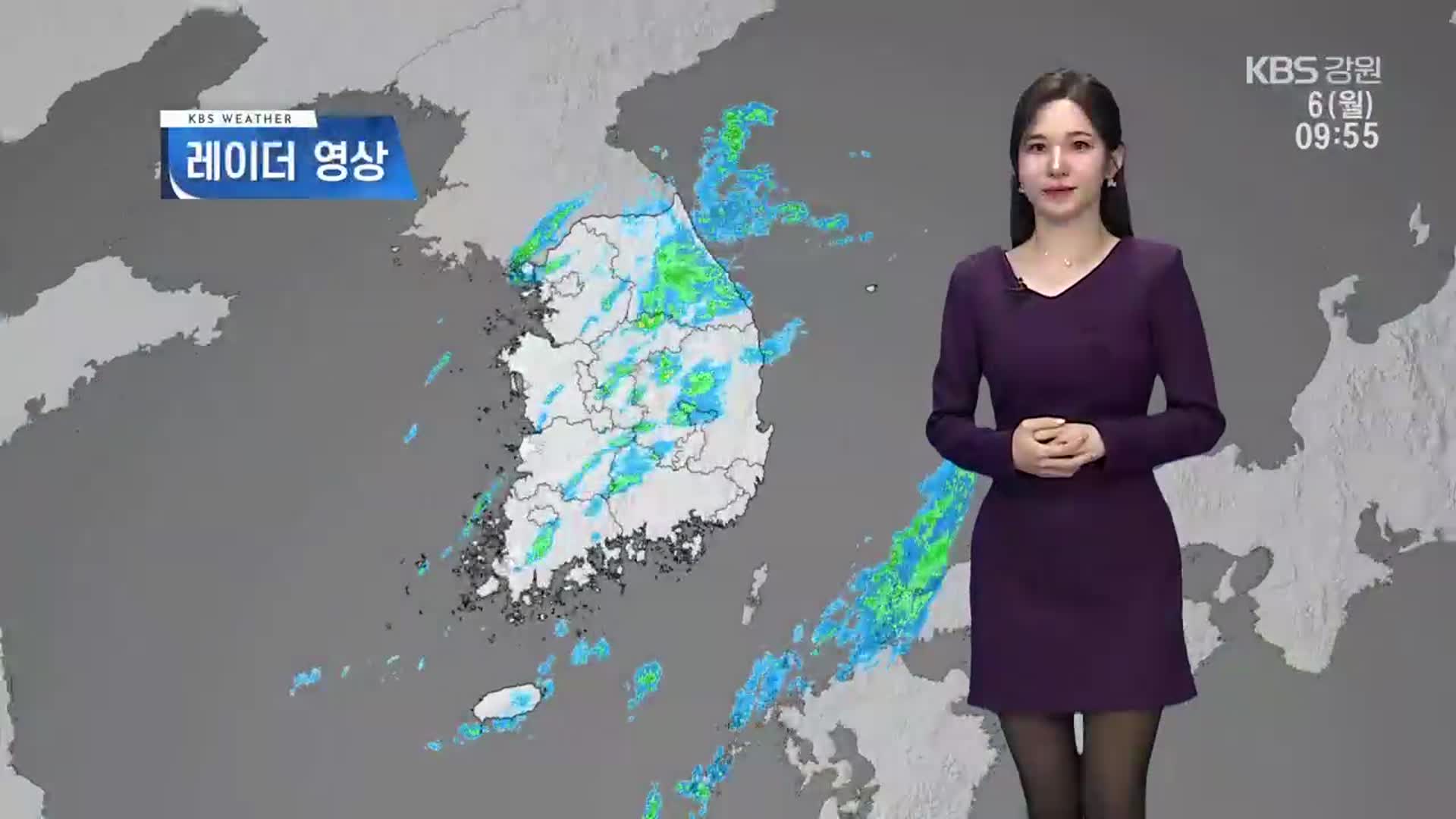 [날씨] 강원 곳곳 오늘 비·눈…초미세먼지 ‘나쁨’