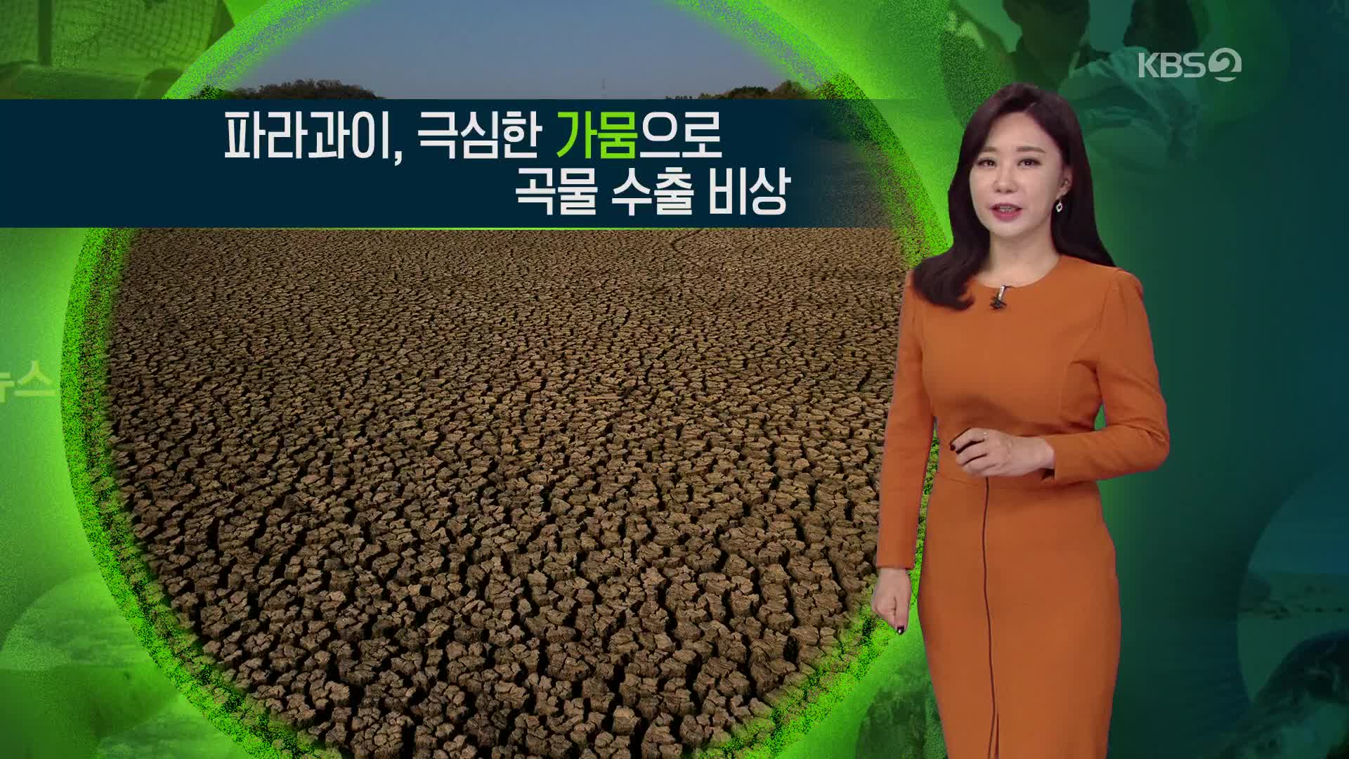[지구촌 날씨] 파라과이, 극심한 가뭄으로 곡물 수출 비상