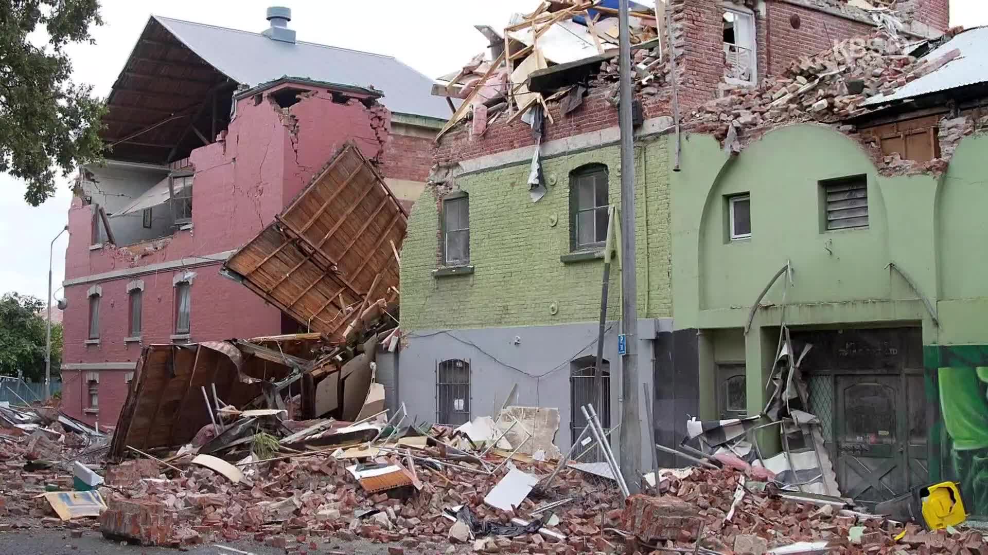 [지구촌 포토] 뉴질랜드 강진 10년…피해지역은 아직 복구 중