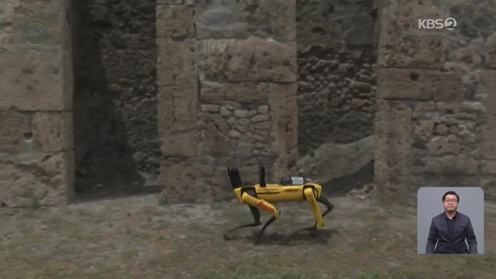 [지구촌 더뉴스] 폼페이 유적 지키는 똑똑한 ‘로봇 개’ 등장
